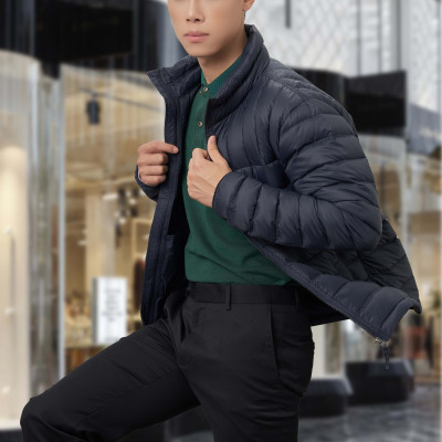 Áo khoác lông vũ màu xanh than ALGALV.25