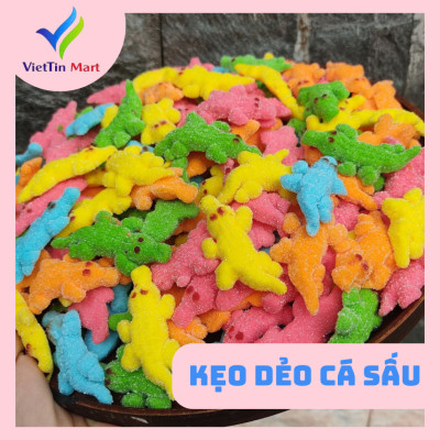 Kẹo dẻo cá sấu vị trái cây thơm ngon 300g - Viettin Mart
