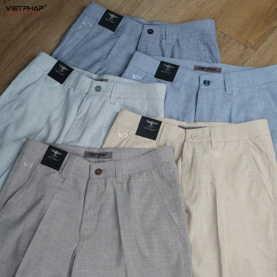 Quần Short Tây Nam VIỆT PHÁP Form suông Chất liệu Cao Cấp Chống Nhăn, Độ Bền Cao 1701