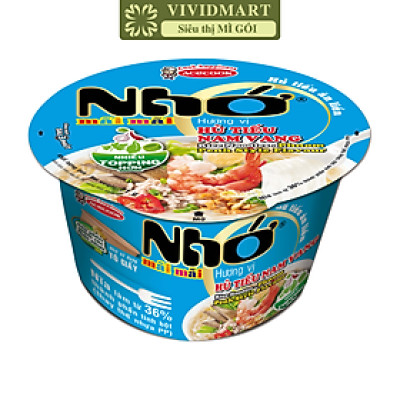 ACECOOK - Hủ tiếu tô Nhớ Mãi Mãi hương vị hủ tiếu nam vang, Tô Nhớ Mãi Mãi hủ tiếu nam vang, Hủ tiếu nhớ ăn liền (71g/tô)