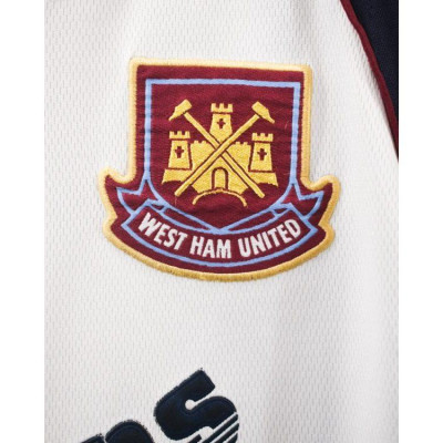 Áo Bóng Đá Retro West Ham United 1999/2001 - Sân Khách bản cao cấp vải Cotton Polyester