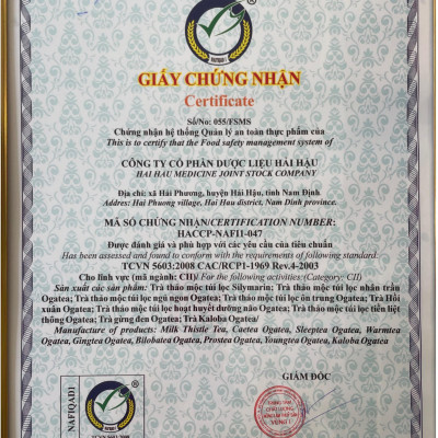 Trà túi lọc Nhân trần Ogatea - 2 hộp