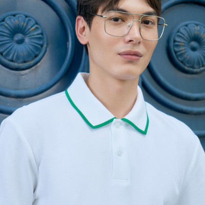 Áo polo nam phối cổ Form Fitted - RT 10S25POL026 | ROUTINE CÀ MAU