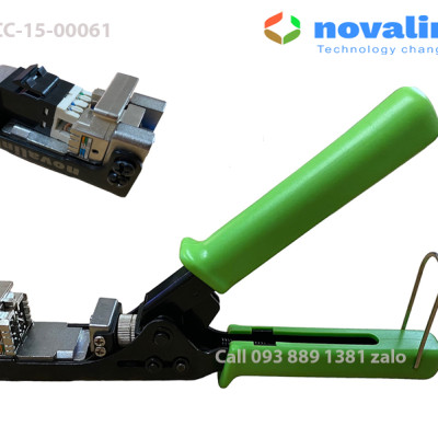 Kìm bấm nhân mạng 8 sợi Novalink CC-15-00061, bấm 1 lần 8 sợi dây mạng cùng lúc, dùng cho nhân mạng Commscope, hàng nhập khẩu chính hãng