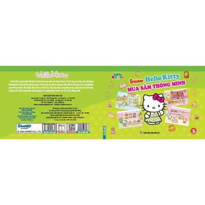 Sách - Sticker Hello Kitty - Mua Sắm Thông Minh + Khám Phá Nông Tại + Công Viên Thú Vị - Combo 3 Cuốn - Minh Thắng