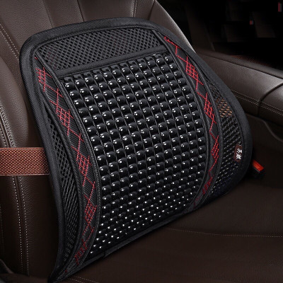 Tấm lót và ghế tựa lưng hạt gỗ có chống trựơt  xe ô tô 