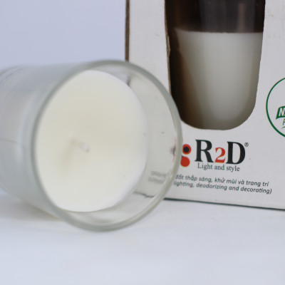 Nến Không Khói Trắng, Nến Thắp Sáng, [LY 50g], Chính Hãng  Đến Từ Shop R2D, Thành Phần Tự Nhiên, Lành Tính.