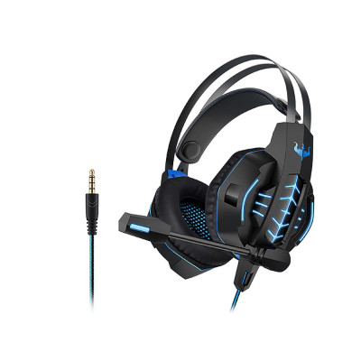 Tai nghe chơi game có dây OVLENG OV-P20 3.5mm âm thanh nổi ánh sáng LED có mic xoay thay thế - Màu đỏ