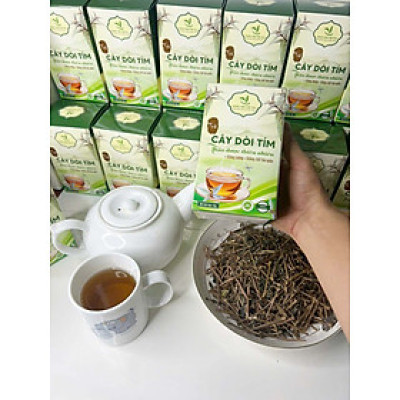 Trà cây bọ mắm túi lọc Tuệ Tâm - Trà túi lọc cây bọ mắm - Mỗi hộp có 30 gói 3g - Dùng cho người ho, ho lâu ngày, phổi yếu