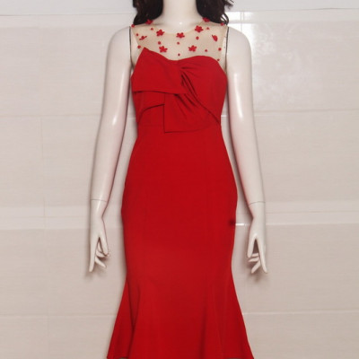 ĐẦM CÚP NGỰC ĐÍNH NƠ 