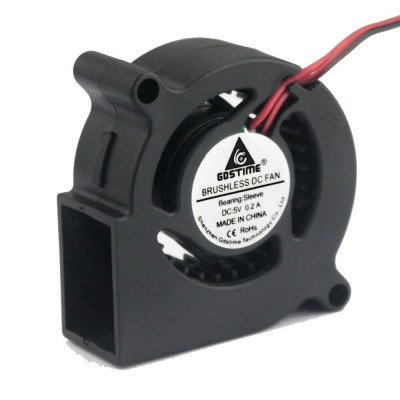 5 Pieces Gdstime 5cm DC 5V Blower Fan 50mm 50x50x20mm 5020s Turbine blower cooling fan Machine Equitment Exhaust 2Pin Cooler 5V