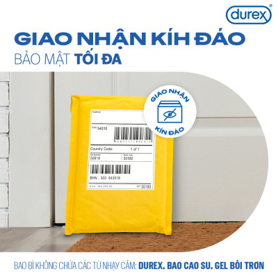 Bộ Bao Cao Su Durex Kingtex Hộp 12 Bao - 4 hộp 48 bao