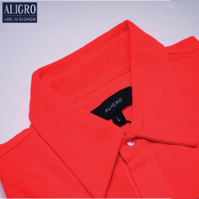 Áo polo nam ngắn tay ALIGRO vải 100% cotton mềm mịn, co giãn, thấm hút mồ hôi ALGPLO9