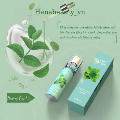 Xịt Thơm Miệng Thảo Dược – 2 Chai Khử Mùi Hôi Miệng, Diệt Khuẩn, Hương Thơm Quyến Rũ Cho Nam Nữ, ĐÈN TRANG TRÍ , ĐỒNG HỒ TREO TƯỜNG