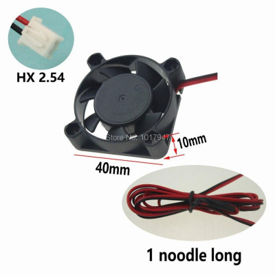 1 Quạt Tản Nhiệt Mini Không Chổi Than Gdstime Dc 12v 2pin Cho Máy In 3d Makerbot Cpu 40mm X 10m 4cm