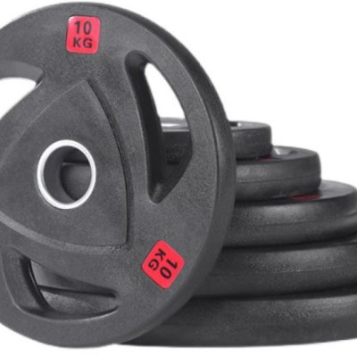 Tạ đĩa PRO-CARE sắt bọc cao su chống va đập cao Vinyl Weight Plates - Phuy Tạ 27mm (1 Đĩa Tạ)