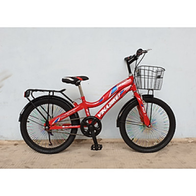 Xe đạp thể thao trẻ em Vinabike 20inch nam dày 7 màu, có giỏ xe