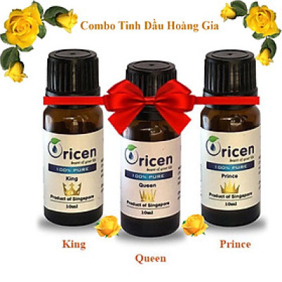 Combo Tinh Dầu Hoàng Gia Oricen 3 chai 10ml - King + Queen + Prince
