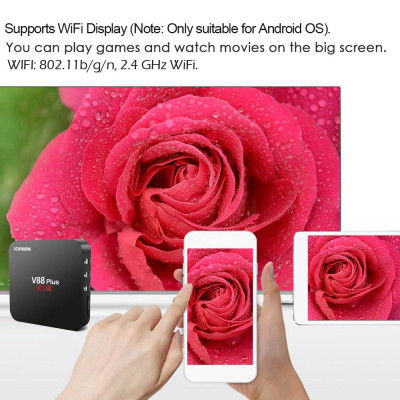 Hộp TV thông minh SCISHION V88 Plus Smart Android 8.1 TV Box RK3229 Quad Core 4K VP9 H.265 HDR10 2GB / 16GB 