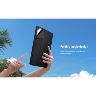 Bao da cho iPad Mini 7 , Mini 6 hiệu NILLKIN BEVEL LEATHER CASE - Hàng chính hãng