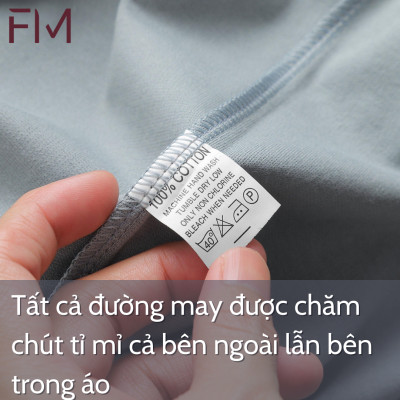 Áo thun cổ tròn nam FM PACK M&M, chất cotton cao cấp - FORMEN SHOP - FMPS230