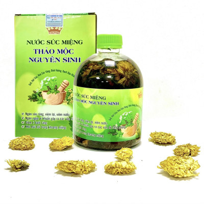 Nước súc miệng thảo dược nguyên sinh kingphar - chai 500ml