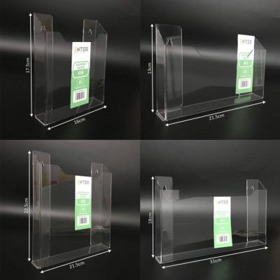 Kệ nhiều giấy treo tường mica Enter C13 30x21cm A4 ngang