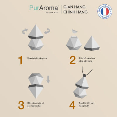 [Khuyến Mại] Tinh Dầu Treo Hương Cà Phê - Thiên Nhiên Nguyên Chất PurAroma by IMMORTEL 7mL