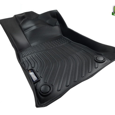 Thảm lót sàn xe ô tô Audi A5 sport/s5 sd 2018-2020 Nhãn hiệu Macsim chất liệu nhựa TPE cao cấp màu đen