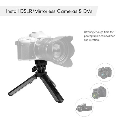 Chân đế gấp ba chân mini Godox MT01 để bàn có vít gắn 1/4 "5 mức có thể điều chỉnh cho Godox AD200 Godox A1