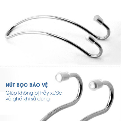 Móc treo đồ sau ghế ô tô chất liệu thép không han rỉ, cứng, chịu lực tốt TÂM LUÂN Chổi lau tẩm dầu - Hàng chính hãng