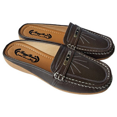 Dép Sabo Nữ BIGGBEN Da Bò Thật SBN13