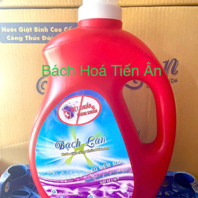 Nước giặt Bạch Lan Siêu mềm mại diệt khuẩn chai 3.6 kg công thức từ Đài Loan