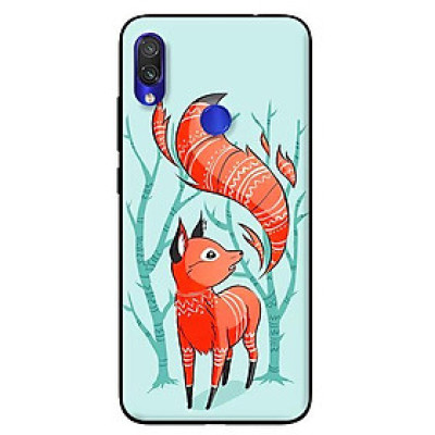Ốp lưng in cho Xiaomi Redmi Note 7 mẫu Cáo - Hàng chính hãng