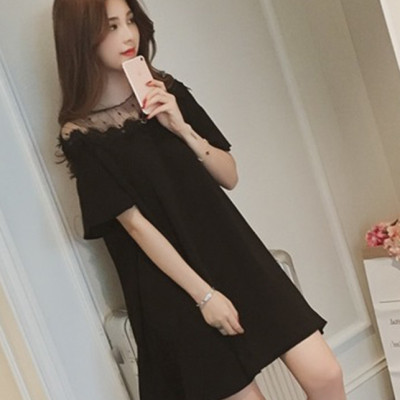 Đầm suông nữ ngắn tay Da11