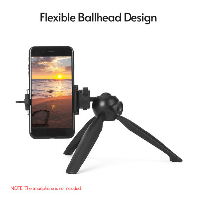 Chân đế máy ảnh YUNTENG YT-238 để bàn mini có chân đế 1/4 inch Trục vít linh hoạt với giá đỡ điện thoại cho máy ảnh kỹ thuật số