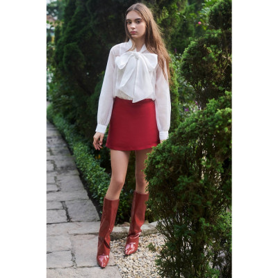 DOTTIE -	Chân váy ngắn vải taffta S0147