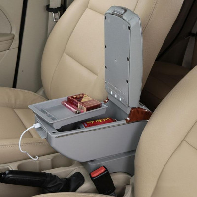 Hộp Tỳ Tay Dùng Chung Cho Xe Ô Tô Màu Ghi