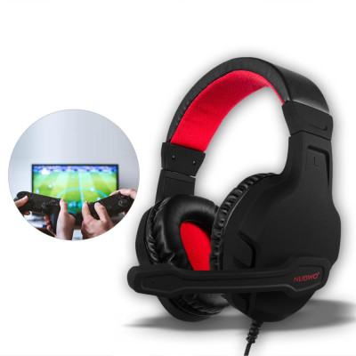  Tai nghe chơi game NUBWO U3  âm thanh nổi 3,5 mm trên tai nghe có micrô cho PS4 PC 
