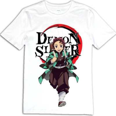 Áo phông hình chibi Kimetsu no Yaiba Kamado Tanjirou