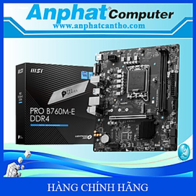 Bo mạch chủ Main MSI PRO B760M-E DDR4 Socket LGA 1700 - Hàng Chính Hãng