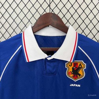 Áo Bóng Đá Retro Tuyển Nhật Bản 1998 - Sân Nhà bản cao cấp vải Cotton Polyester