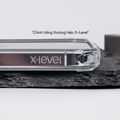 Ốp lưng giảm sốc chống va đập chống ố vàng cho  iPhone 15 Pro Max / 15 Pro / 15 Plus / iP 15 hiệu X-level ICE Crystal trang bị đệm khí ẩn bốn góc, Mặt lưng PC chống ố vàng - Hàng nhập khẩu