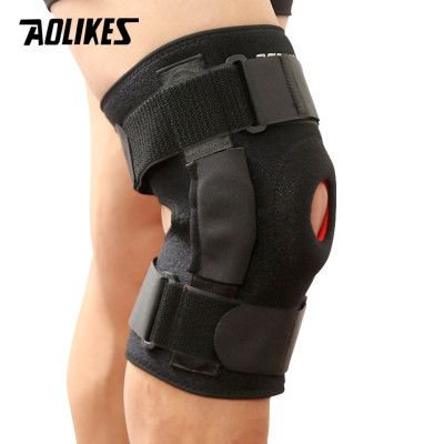 Bộ 2 Đai Bảo Vệ Khớp Đầu Gối Cao Cấp  AOLIKES YE-7907 Có Thanh Hợp Kim Nhôm Trợ Lực Sport Knee Protector - Hàng Chính Hãng