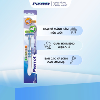 Combo 3 Dụng Cụ Làm Sạch Lưỡi PIERROT Loại Bỏ Mảng Bám Và Cạo Lưỡi Nhẹ Nhàng