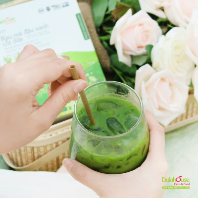 Bột Rau Má Đậu Xanh Cốt Dừa Dalahouse 200g, Thức Uống Mát Lành, Thanh Nhiệt Cơ Thể, Tốt Cho Người Tiểu Đường 