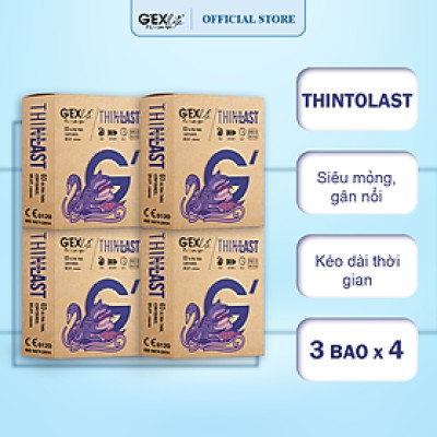 Combo 4 hộp bao cao su G