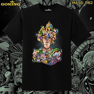 Áo thun siêu phẩm 7 Viên Ngọc Rồng Dragon Ball, mã DB2. Áo phông in hình anime manga cao cấp cho nam nữ teen trẻ em