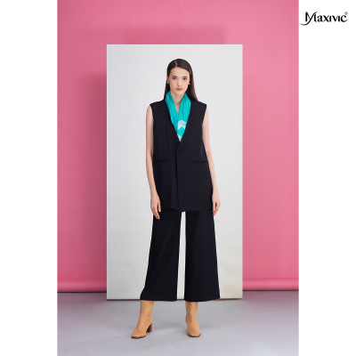 Quần cotpo nữ đen Maxivic 