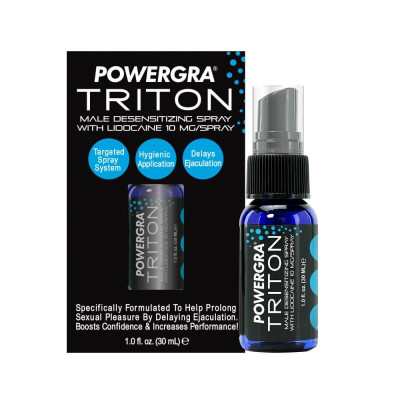 Xịt Kéo Dài Thời Gian Cao Cấp Cho Nam Powergra Triton Kèm BCS Sagami Hương Bạc Hà